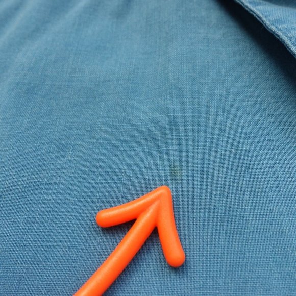 Van Heusen Shirt Mens Size X Large Blue Cotton Button Chest Pockets Casual Adult - Picture 6 of 10